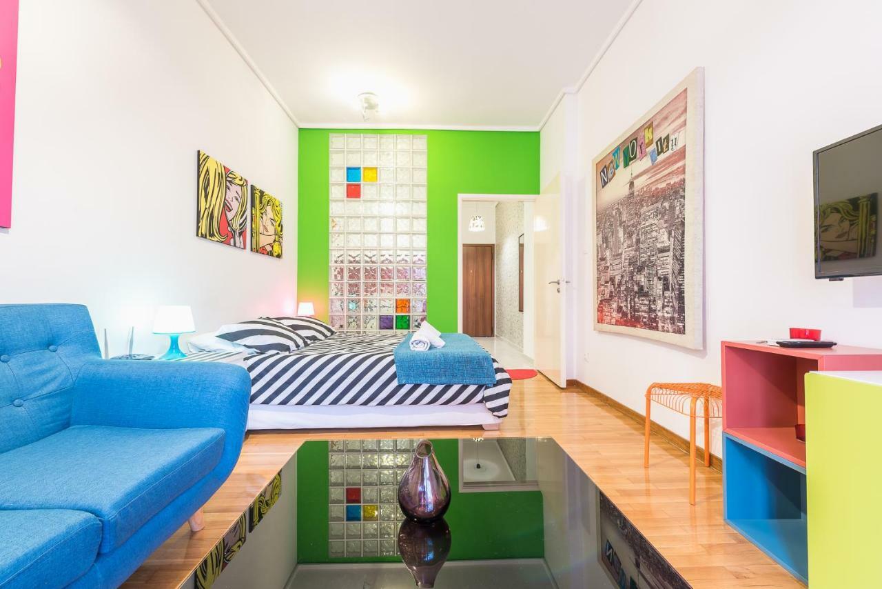 Zenios Amintas-Pop-Artment For Two In City Center Athén Kültér fotó