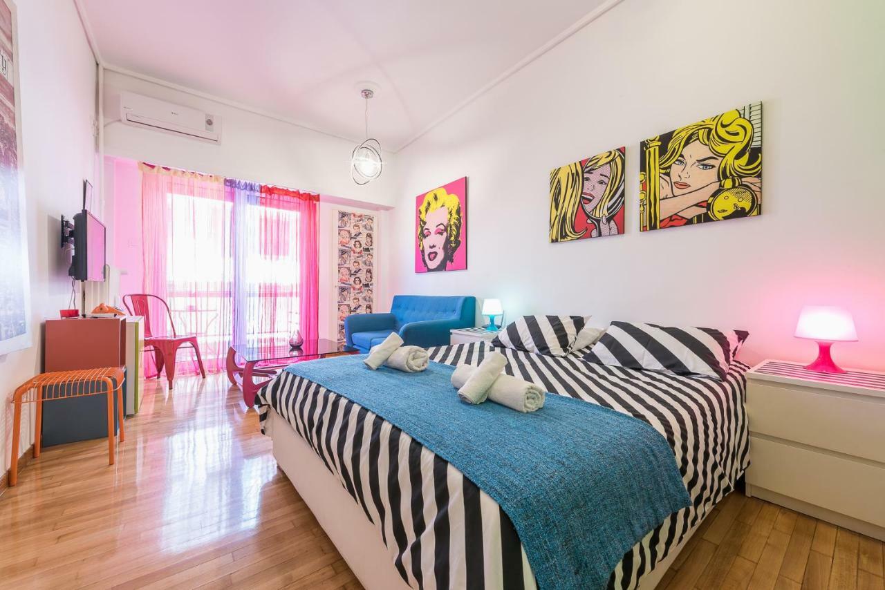 Zenios Amintas-Pop-Artment For Two In City Center Athén Kültér fotó