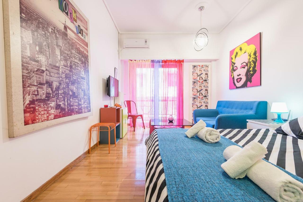 Zenios Amintas-Pop-Artment For Two In City Center Athén Kültér fotó